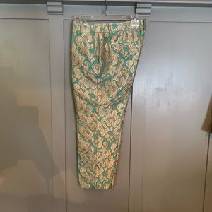 J.Crew jacquard cropped pants P8 NWT